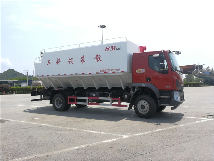 24方柳汽乘龍散裝飼料運輸車
